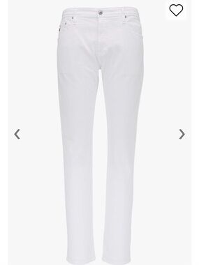 AG Adriano Goldschmied Tellis White Modern Slim Jeans